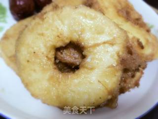 油炸苹果圈+馒头片的做法步骤：11