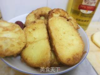 油炸苹果圈+馒头片的做法步骤：13