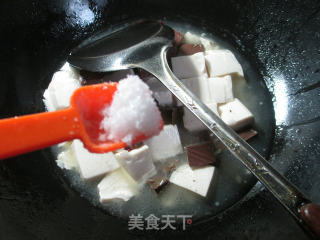 辣味鸭血豆腐羹的做法步骤：6