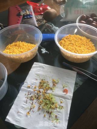 原味桂花酱（不晒、不腌）的做法步骤：1