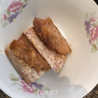 松皮芋头扣肉的做法步骤：13