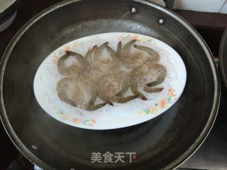 蒜蓉粉丝蒸虾的做法步骤：7