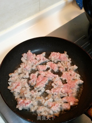 香辣肉末的做法步骤：3