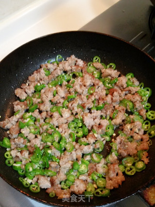 香辣肉末的做法步骤：5