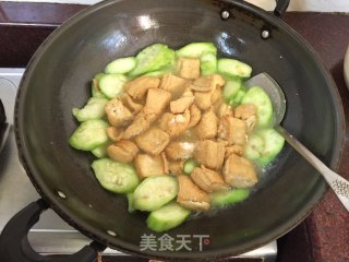 丝瓜豆干的做法步骤：4