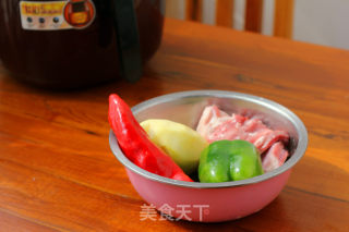 羊肉烤杂蔬的做法步骤：1