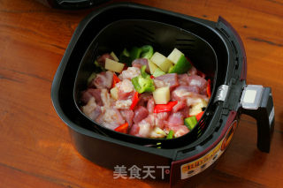 羊肉烤杂蔬的做法步骤：6