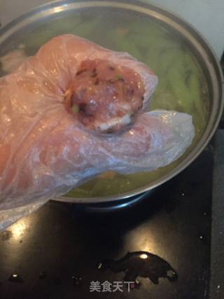 自制香菇肉圆的做法步骤：4