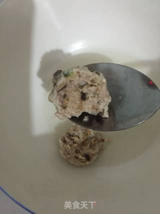自制香菇肉圆的做法步骤：6