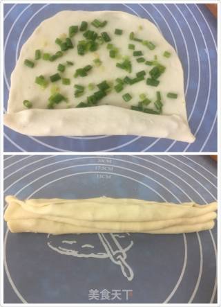 葱油饼的做法步骤：8