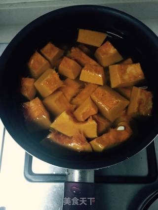 南瓜粥，最简单的一道“甜品”的做法步骤：3