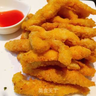 炸鸡柳的做法步骤：8