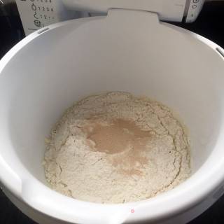 糯米蜜豆排包的做法步骤：1
