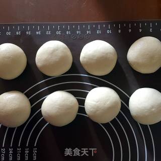 糯米蜜豆排包的做法步骤：7