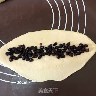 糯米蜜豆排包的做法步骤：9