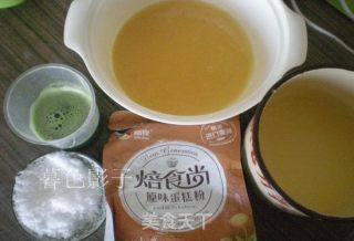 立方体菜汁蛋糕的做法步骤：2