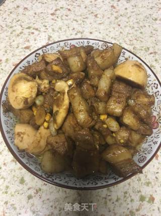 红烧肉鸡蛋的做法步骤：6