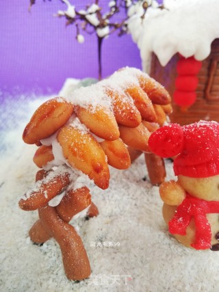 瑞雪兆丰年【情景创意饼干】的做法步骤：43