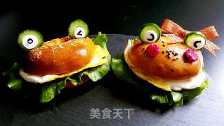 激情夏日篇~贝果青蛙的做法步骤：15