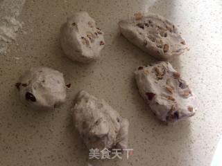 全麦核桃红枣欧包的做法步骤：9