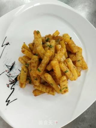 孜然风味土豆的做法步骤：1