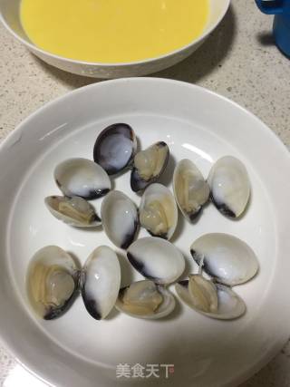 白贝蒸蛋的做法步骤：4