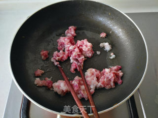 雪菜肉末炒四季豆的做法步骤：4