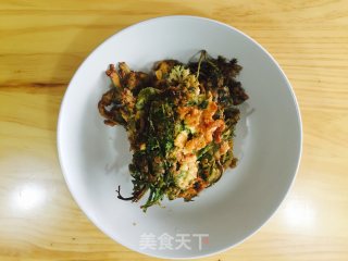 香菜蛋酥粉的做法步骤：5