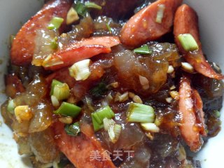 煎凉粉的做法步骤：1