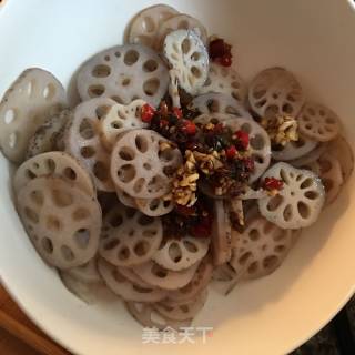 辣拌藕片的做法步骤：4