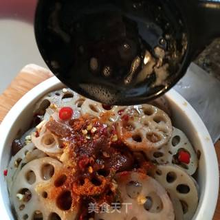 辣拌藕片的做法步骤：6