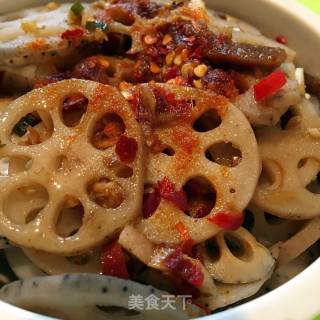 辣拌藕片的做法步骤：7