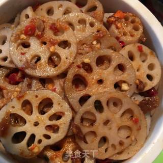 辣拌藕片的做法步骤：9