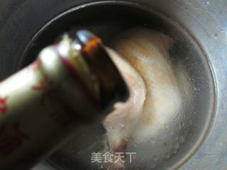 平菇青菜鸡腿汤的做法步骤：3