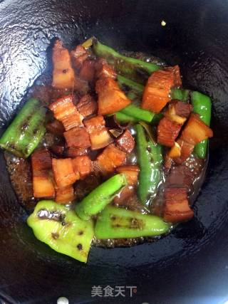 虎皮辣子红烧肉的做法步骤：19