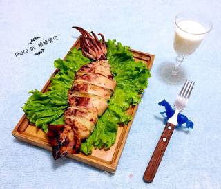 鱿鲜土豆泥的做法步骤：12