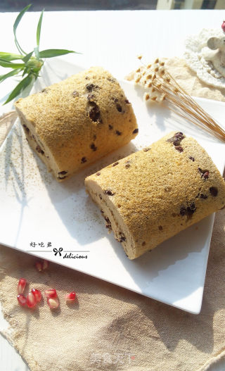 红豆抹茶卷的做法步骤：17