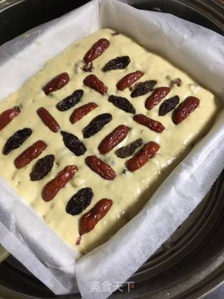 蔓越莓红糖发糕的做法步骤：7