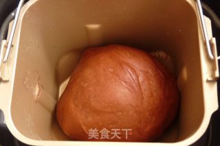 面包机版：巧克力面包的做法步骤：6