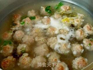 水汆肉丸的做法步骤：4