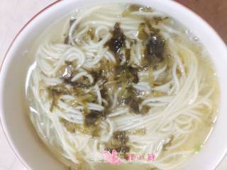 雪菜肉丝面的做法步骤：13