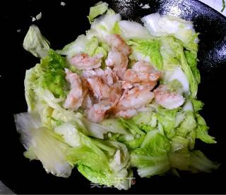 辣白菜炒虾仁的做法步骤：6