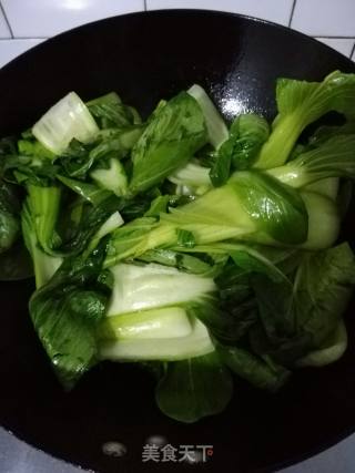 油菜烧豆干的做法步骤：5