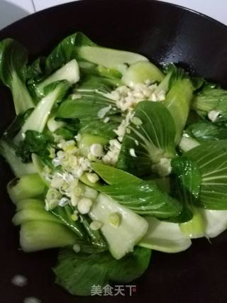 油菜烧豆干的做法步骤：6
