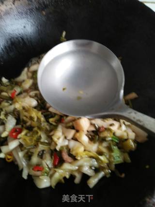 泡菜炒肉末的做法步骤：6