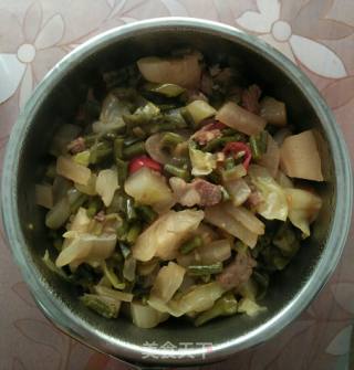 泡菜炒肉末的做法步骤：7