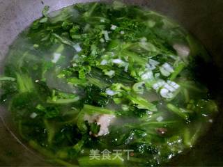 小白菜粉条排骨汤的做法步骤：9
