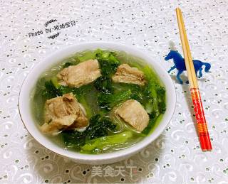小白菜粉条排骨汤的做法步骤：11