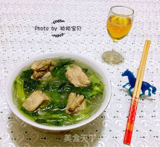 小白菜粉条排骨汤的做法步骤：12