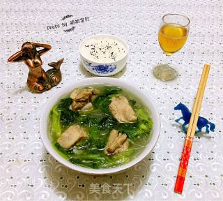 小白菜粉条排骨汤的做法步骤：15